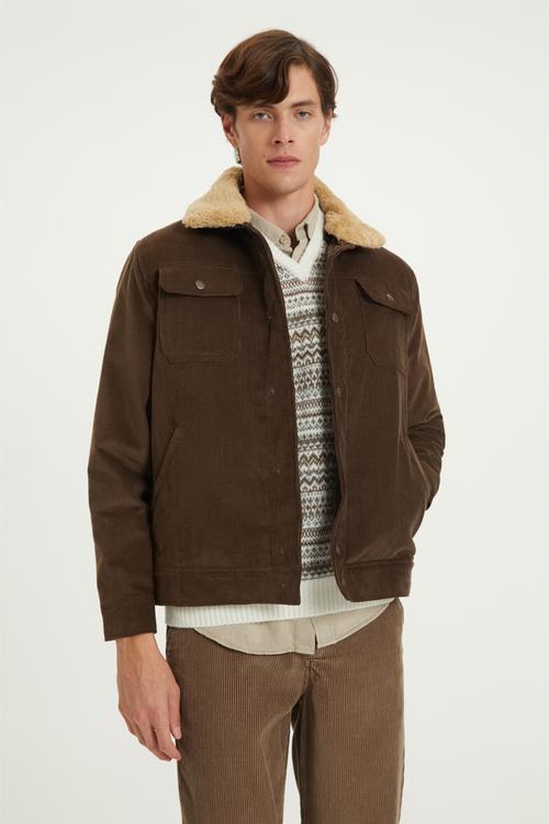  KADİFE DOKULU TRUCKER CEKET