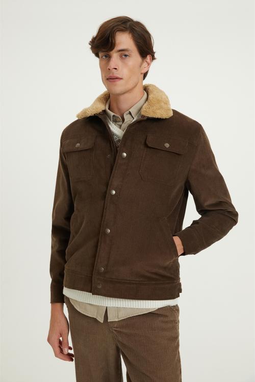  KADİFE DOKULU TRUCKER CEKET