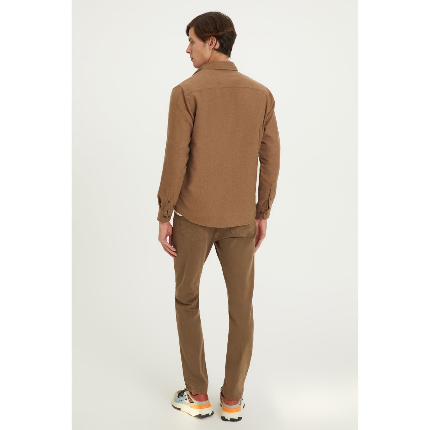 YÜN KARIŞIMLI REGULAR FIT GÖMLEK