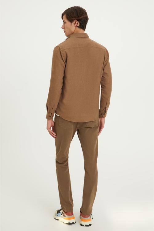  YÜN KARIŞIMLI REGULAR FIT GÖMLEK