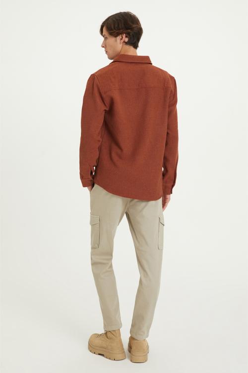  YÜN KARIŞIMLI REGULAR FIT GÖMLEK