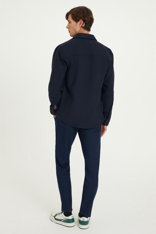  YÜN KARIŞIMLI REGULAR FIT GÖMLEK