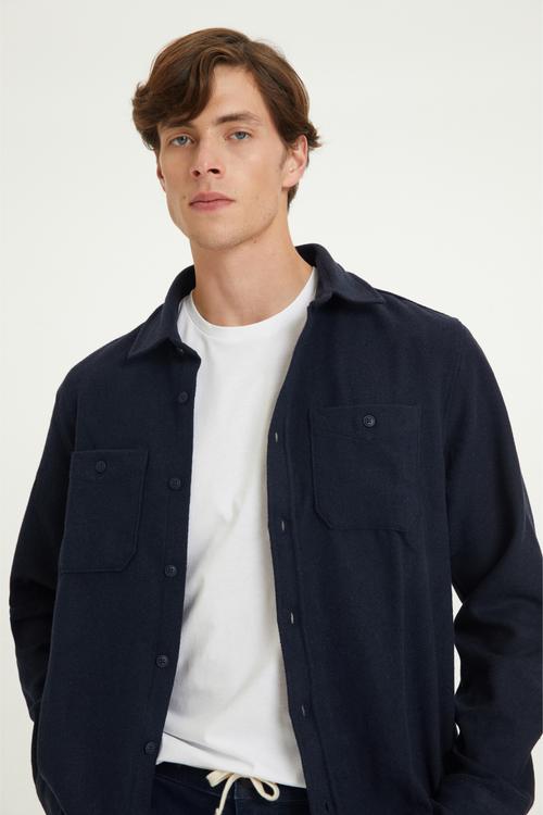  YÜN KARIŞIMLI REGULAR FIT GÖMLEK