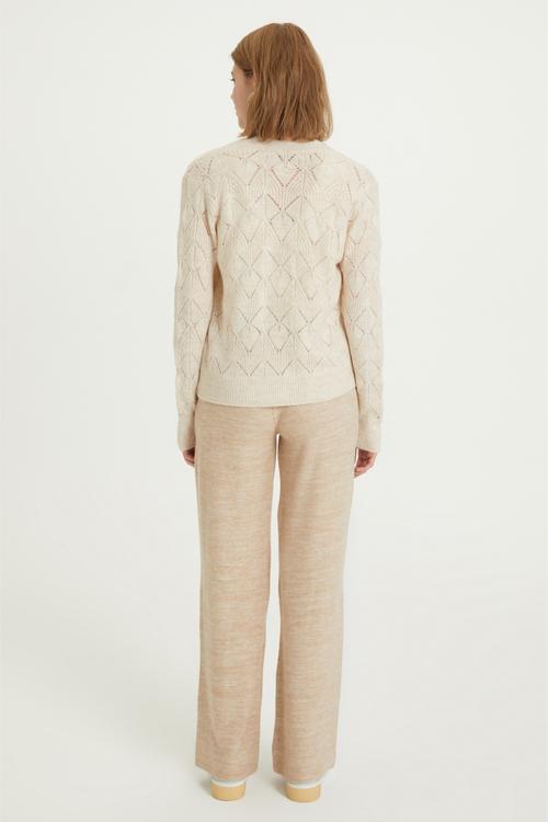  TAŞLI DÜĞME DETAYLI TRİKO HIRKA