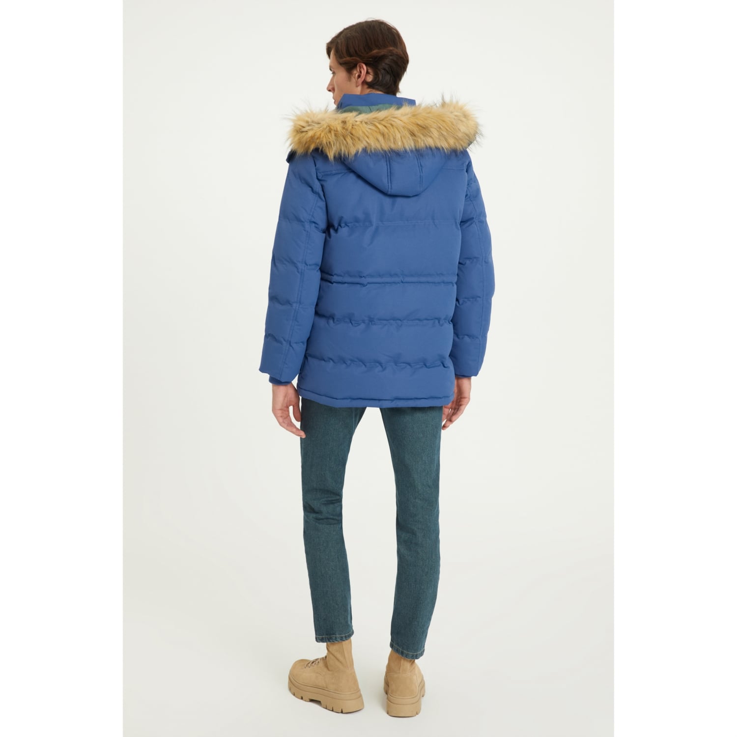 ÇIKARILABİLİR KAPÜŞONLU KALIN MONT