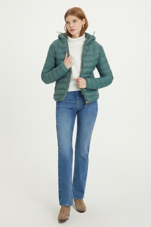  PELUŞ ÇİFT TARAFLI KAPİTONELİ MONT