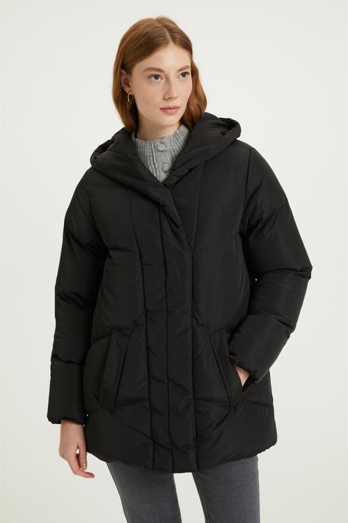  KAPÜŞONLU KAPİTONELİ MONT