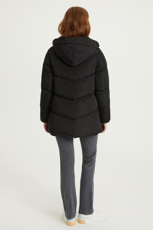  KAPÜŞONLU KAPİTONELİ MONT