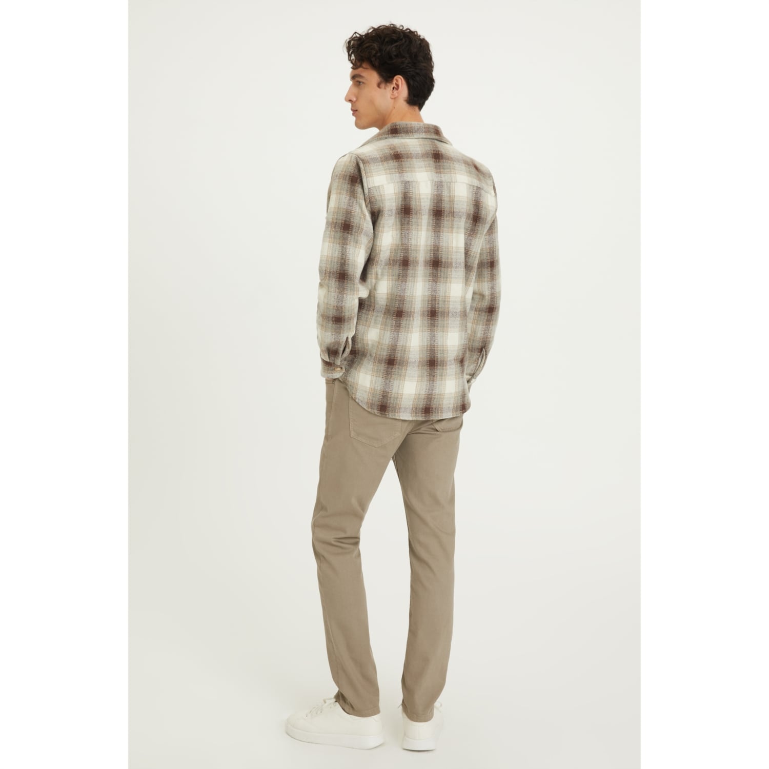 EKOSELİ YÜN KARIŞIMLI GÖMLEK CEKET