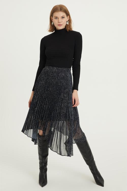  PİLELİ MİDİ ETEK