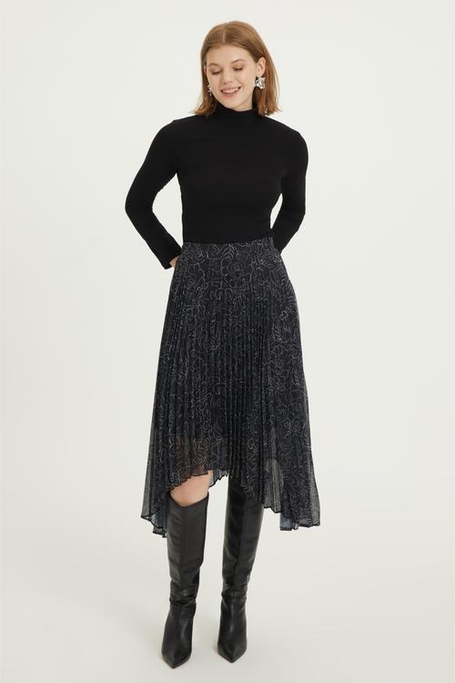  PİLELİ MİDİ ETEK