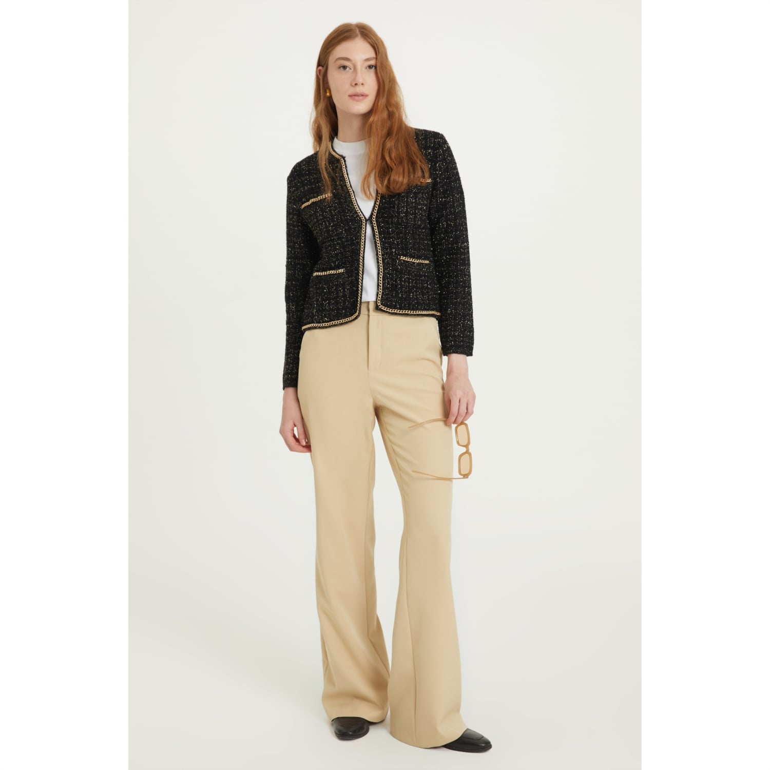 ZİNCİR DETAYLI TÜVİT HIRKA