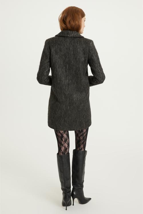  DÜĞMELİ KAŞE PALTO