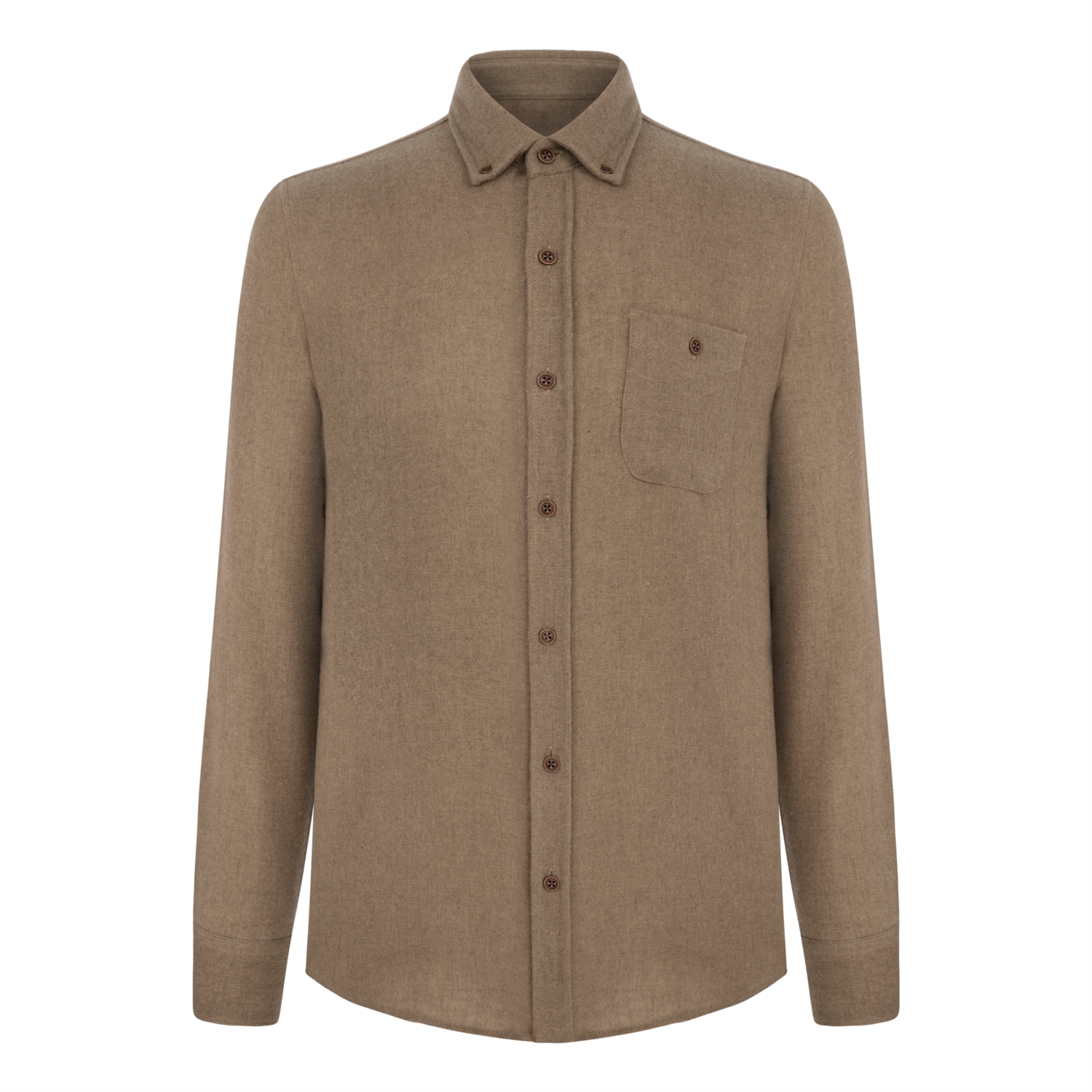 YÜN KARIŞIMLI REGULAR FIT GÖMLEK