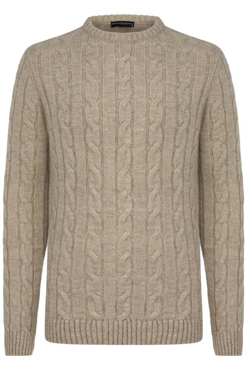  SAÇ ÖRGÜ BİSİKLET YAKA TRİKO KAZAK