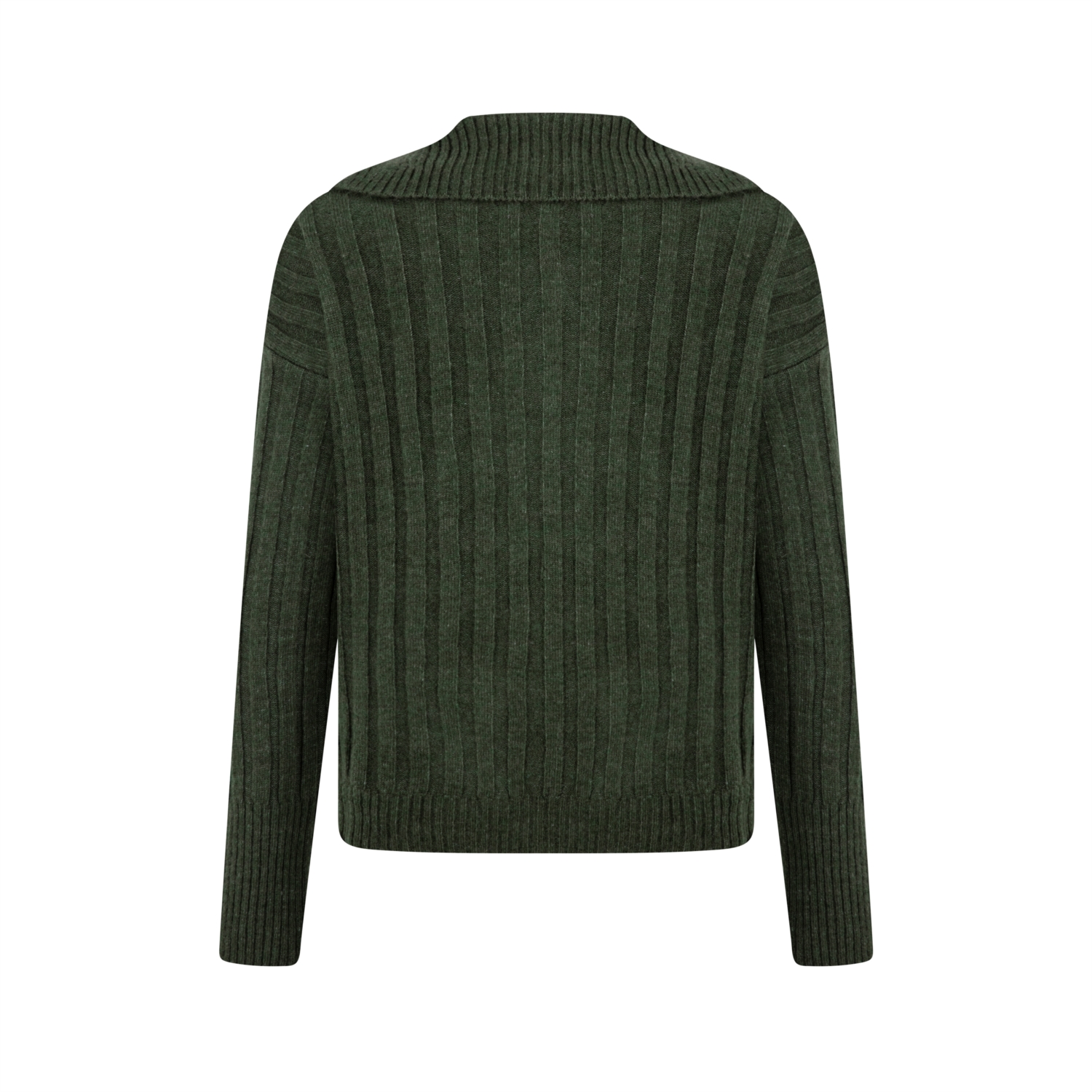 FERMUARLI POLO YAKA TRİKO KAZAK