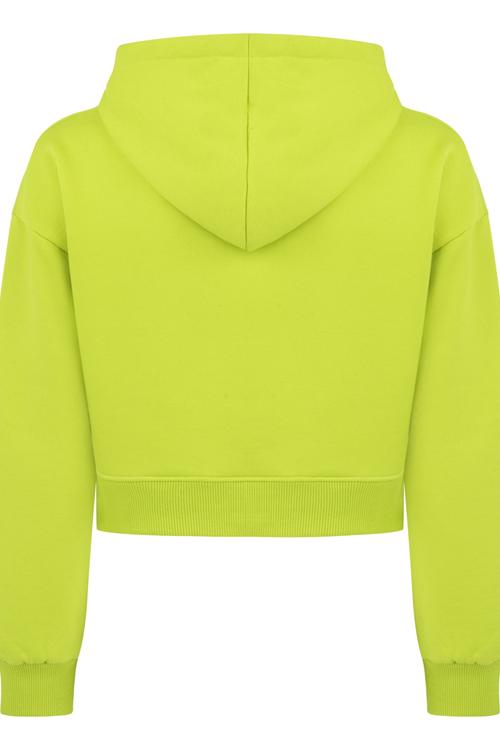  KAPÜŞONLU CROP SWEATSHIRT