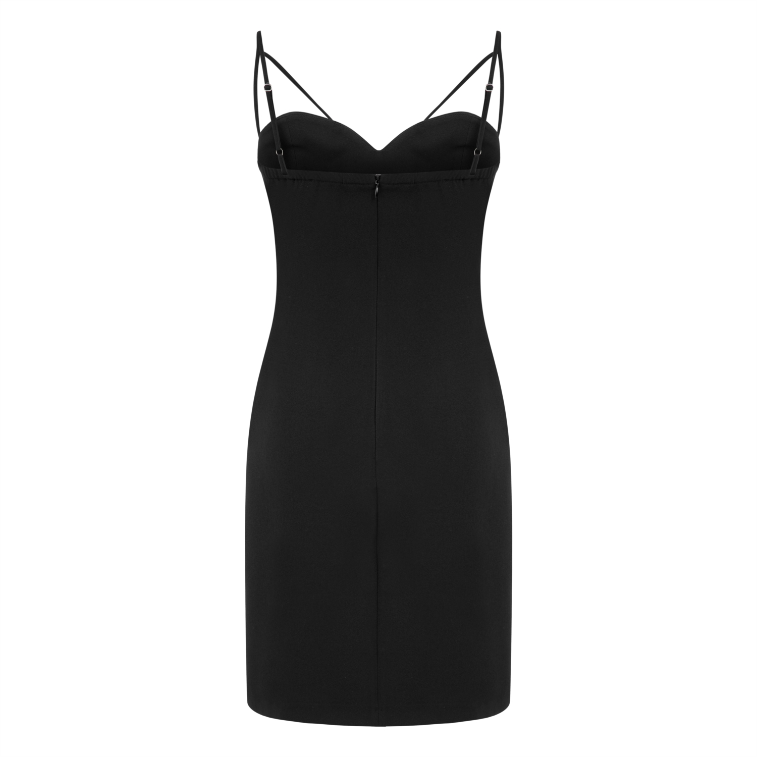 ASKILI DAR KESİM MİNİ ELBİSE