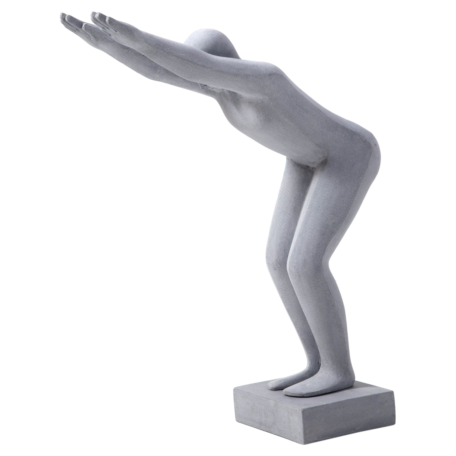 STATUE MAN II GRİ BİBLO 80 & 30 & 96 CM