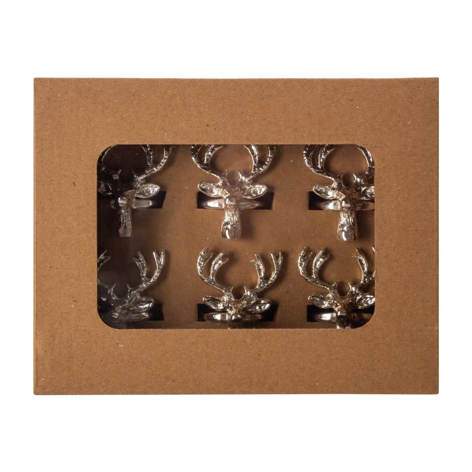 GEYİK FİGÜRLÜ PEÇETE HALKASI 6LI