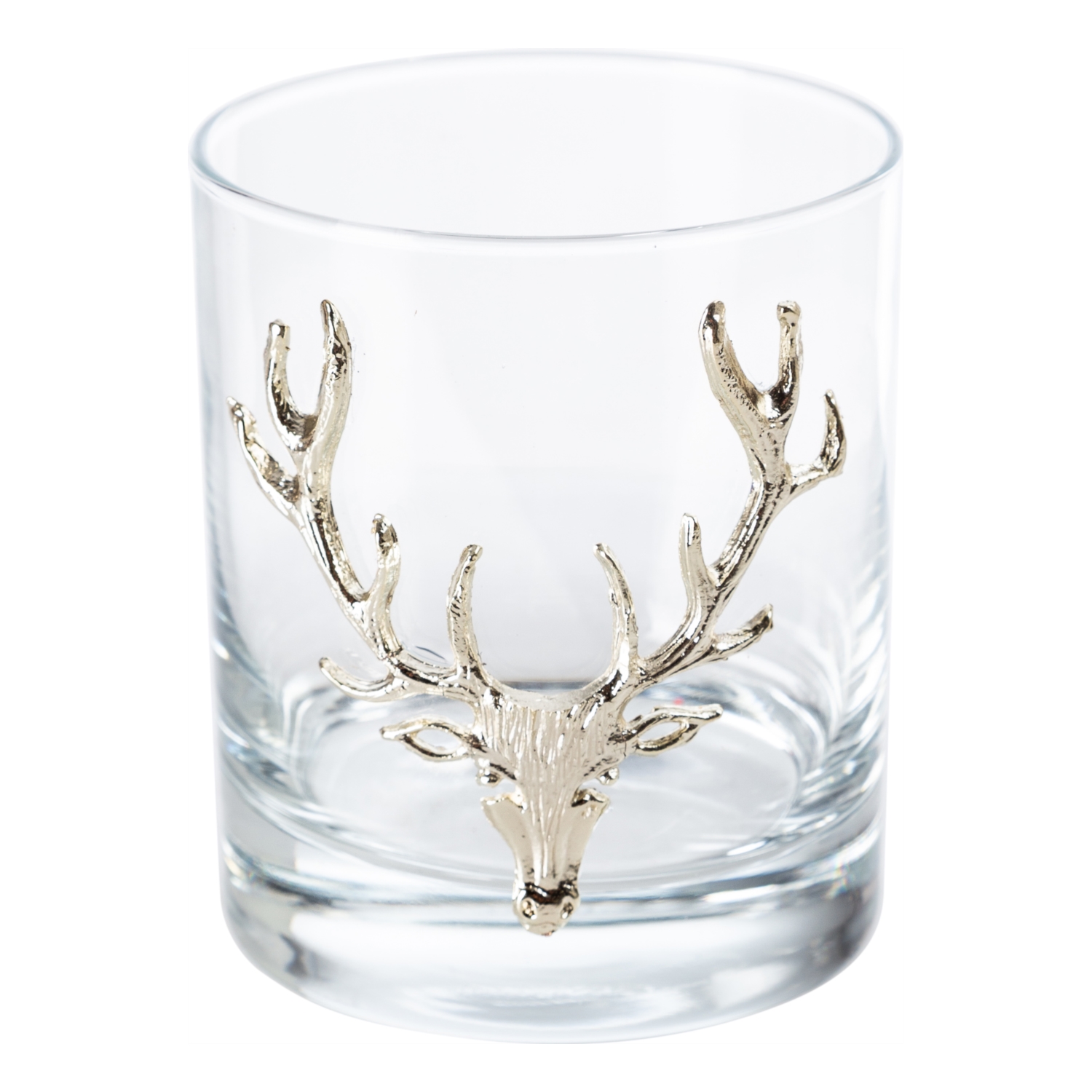 GEYİK FİGÜRLÜ VİSKİ BARDAĞI