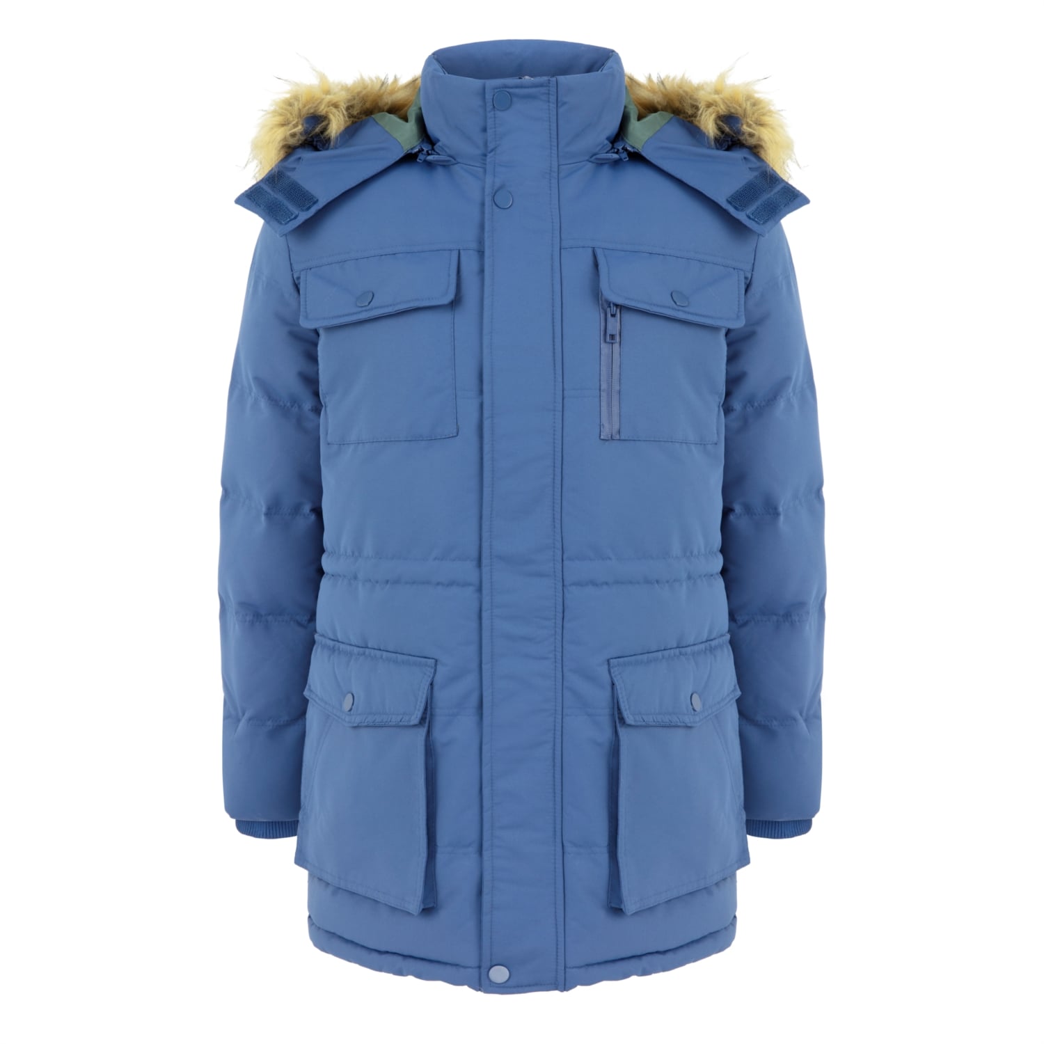 ÇIKARILABİLİR KAPÜŞONLU KALIN MONT