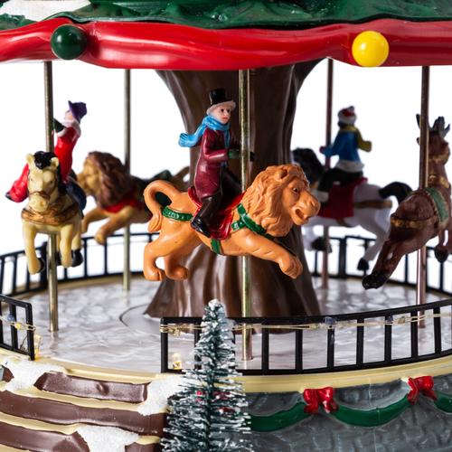  CAROUSEL IŞIKLI YILBAŞI MÜZİK KUTUSU