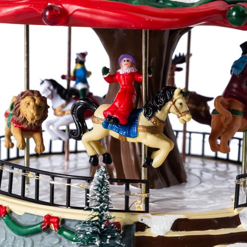  CAROUSEL IŞIKLI YILBAŞI MÜZİK KUTUSU