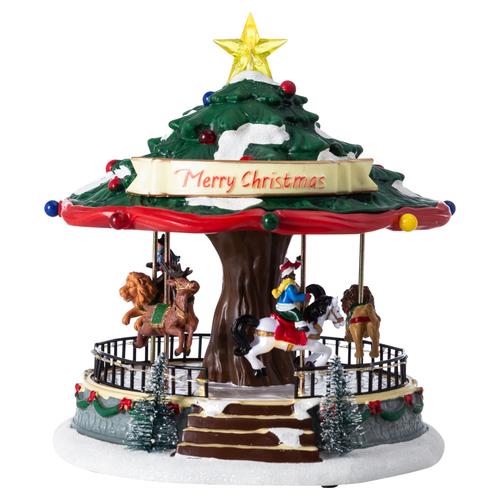  CAROUSEL IŞIKLI YILBAŞI MÜZİK KUTUSU