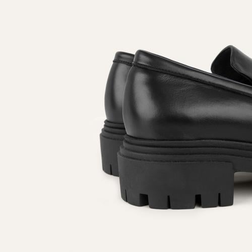  KALIN TOPUKLU DERİ LOAFER AYAKKABI