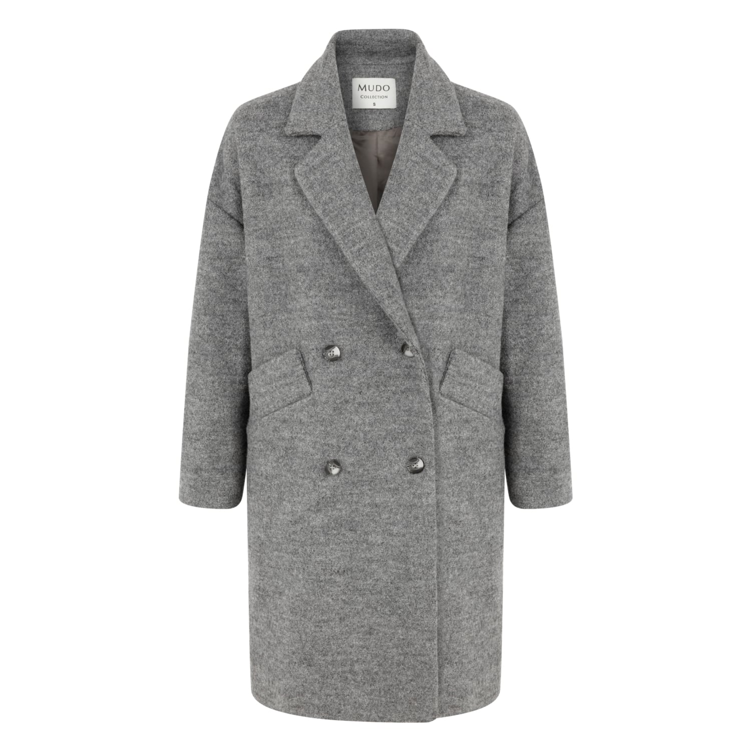 DÜĞMELİ KAŞE PALTO