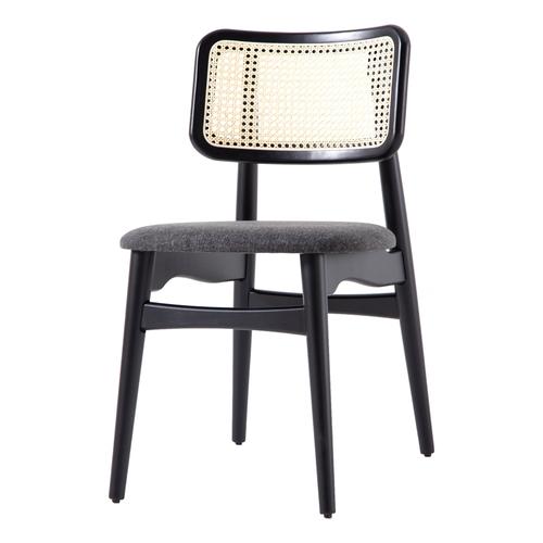  BROKK AHŞAP HAZERAN SANDALYE SİYAH