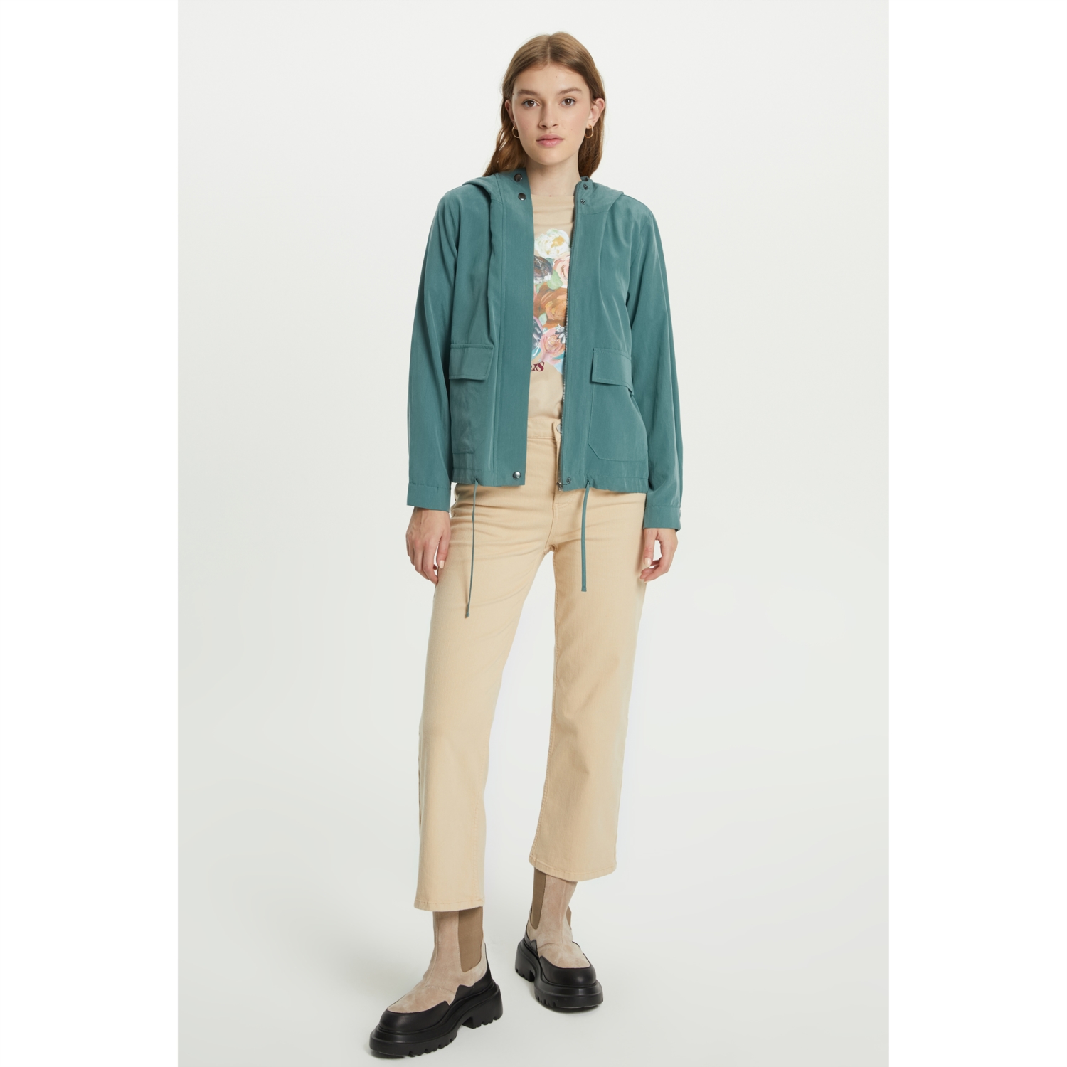 KAPÜŞONLU LİYOSEL CEKET