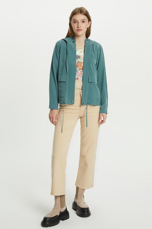  KAPÜŞONLU LİYOSEL CEKET