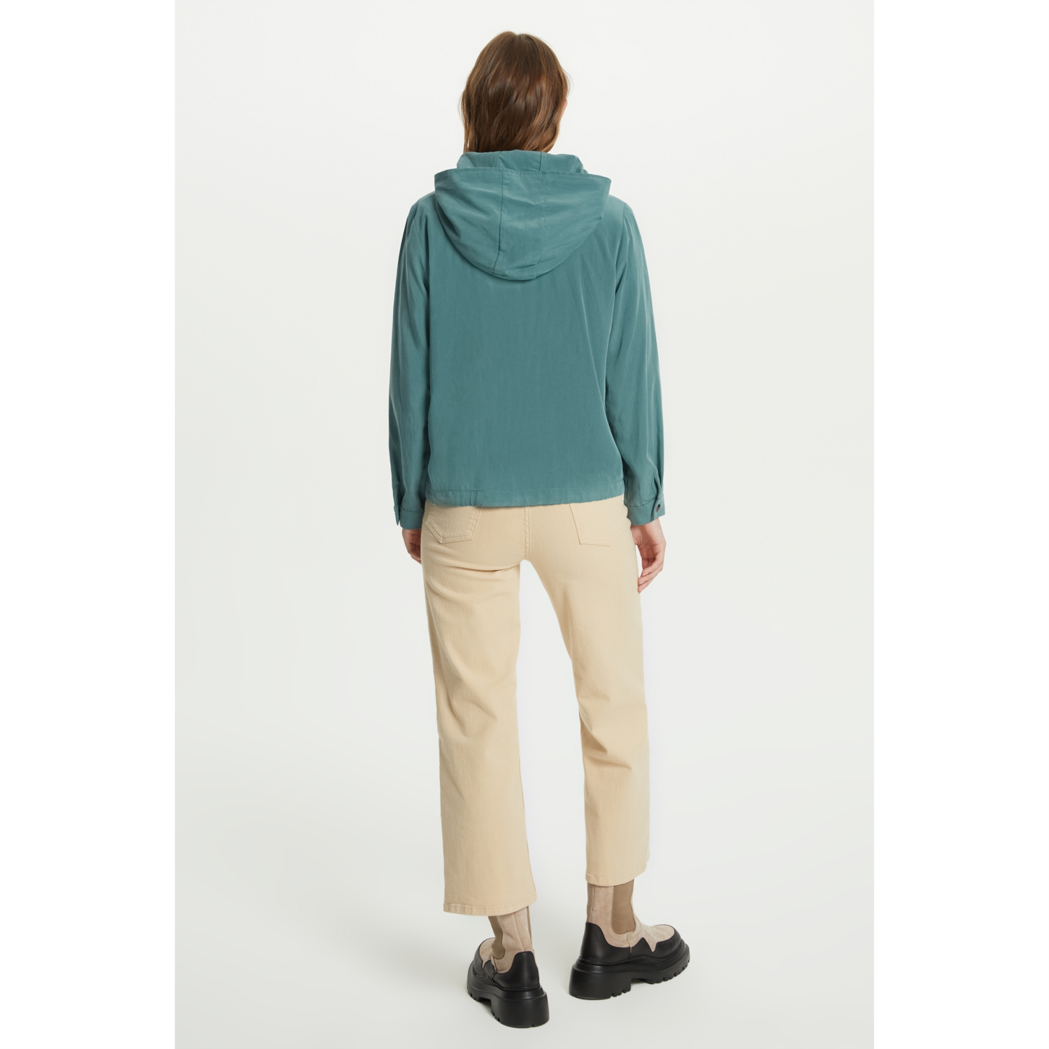 KAPÜŞONLU LİYOSEL CEKET