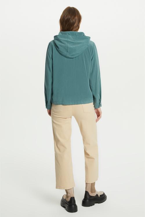  KAPÜŞONLU LİYOSEL CEKET