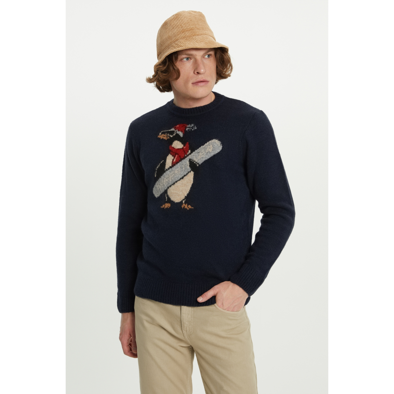 JAKARLI BİSİKLET YAKA TRİKO KAZAK