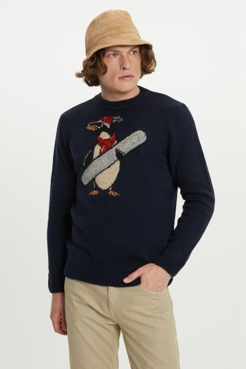  JAKARLI BİSİKLET YAKA TRİKO KAZAK