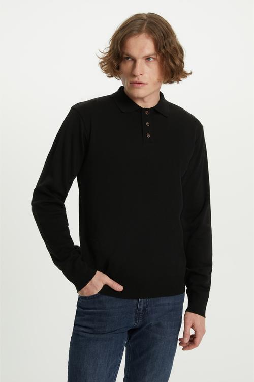  POLO YAKA TRİKO KAZAK