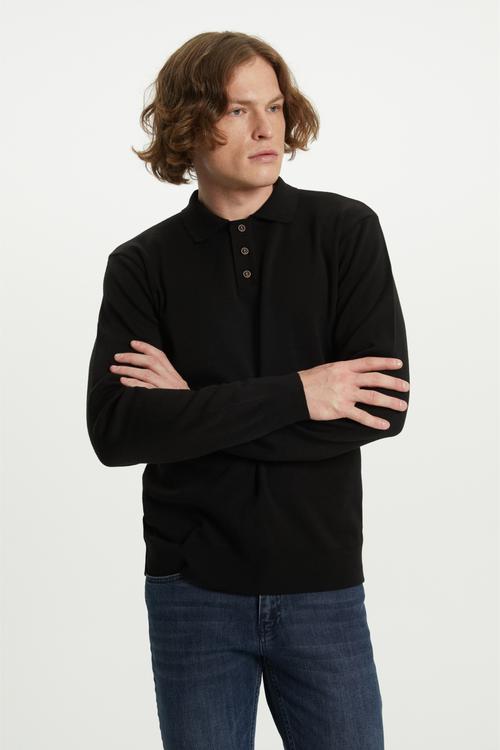  POLO YAKA TRİKO KAZAK