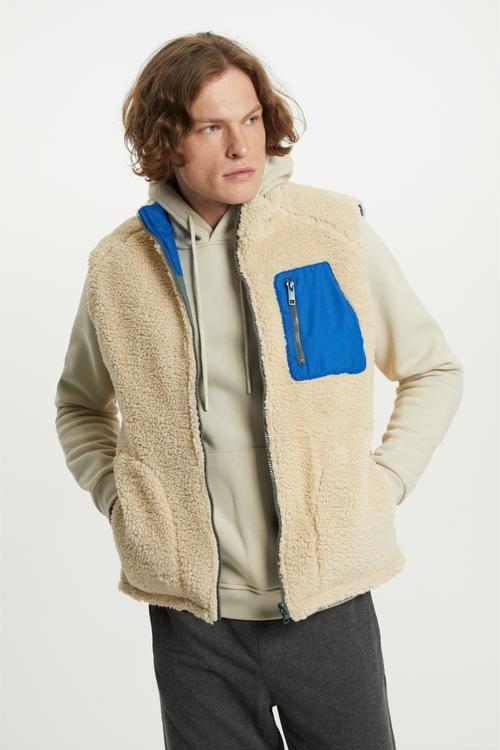  ÇİFT TARAFLI DİK YAKA YELEK