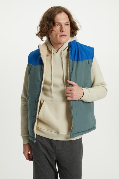  ÇİFT TARAFLI DİK YAKA YELEK