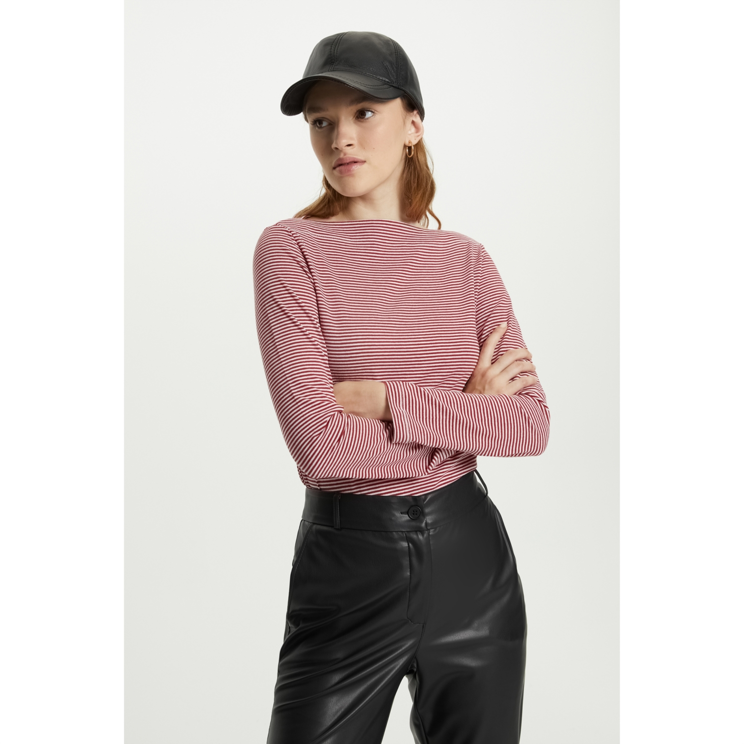 ÇİZGİLİ UZUN KOLLU T-SHIRT