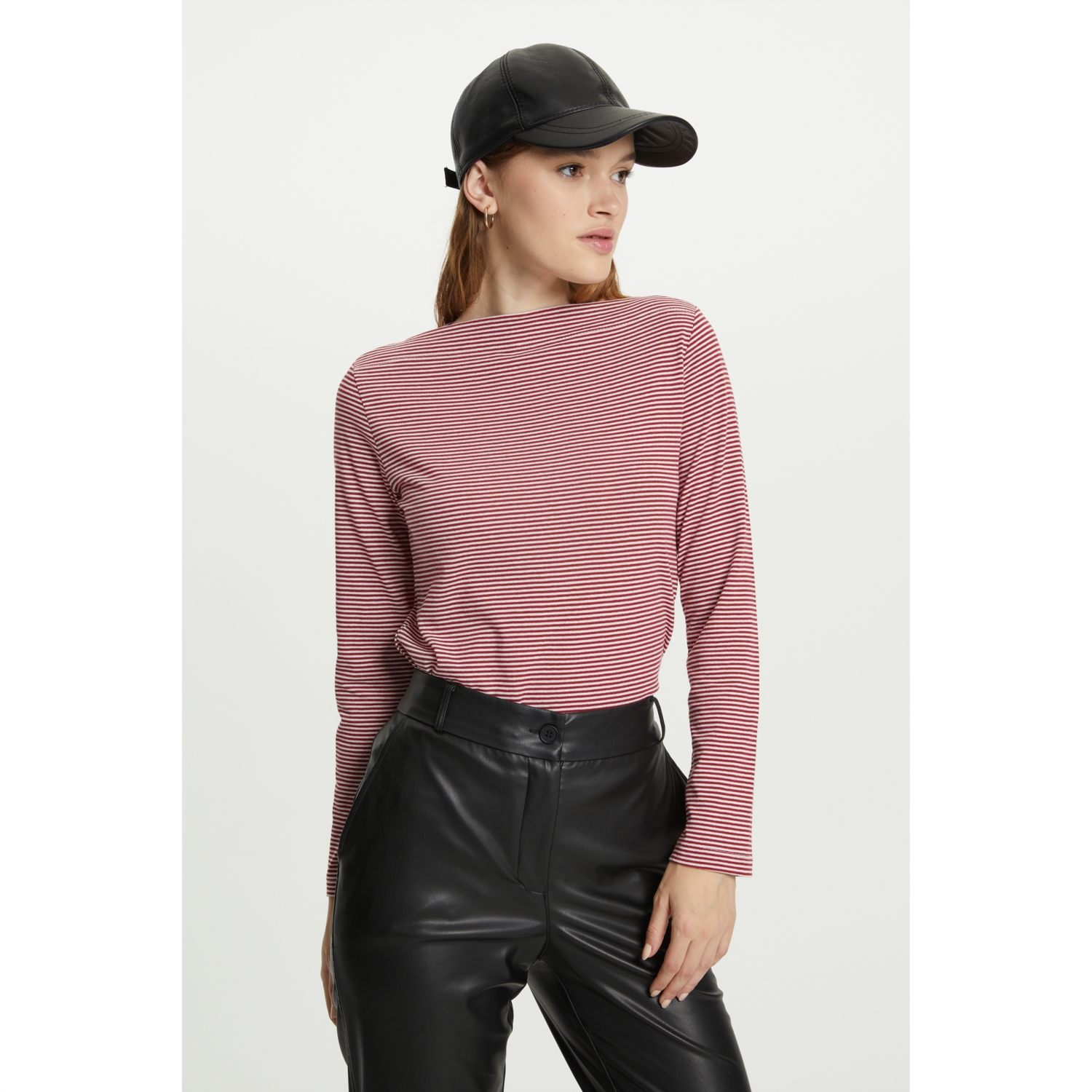 ÇİZGİLİ UZUN KOLLU T-SHIRT