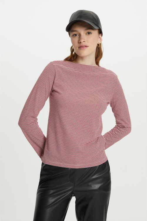  ÇİZGİLİ UZUN KOLLU T-SHIRT