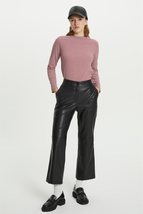  ÇİZGİLİ UZUN KOLLU T-SHIRT