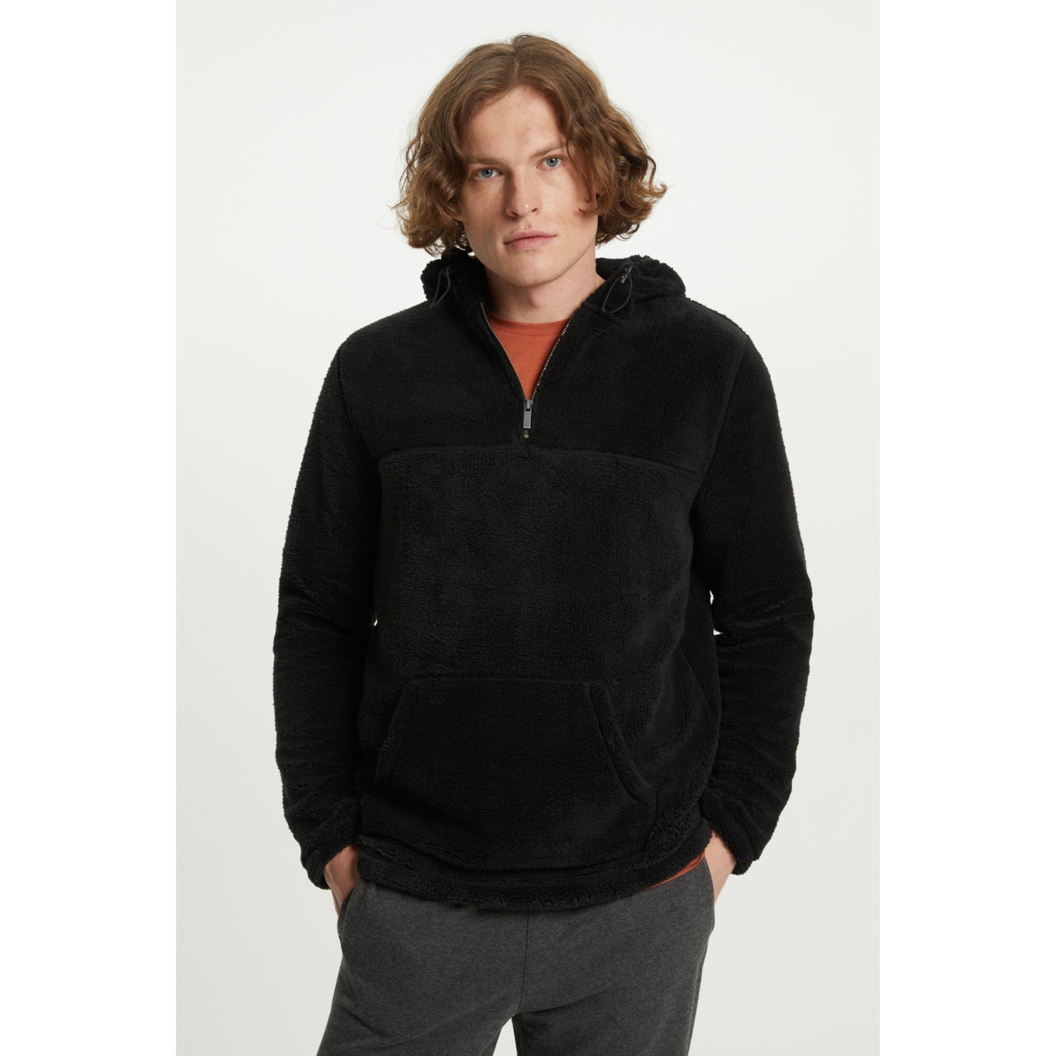 KAPÜŞONLU POLAR SWEATSHIRT