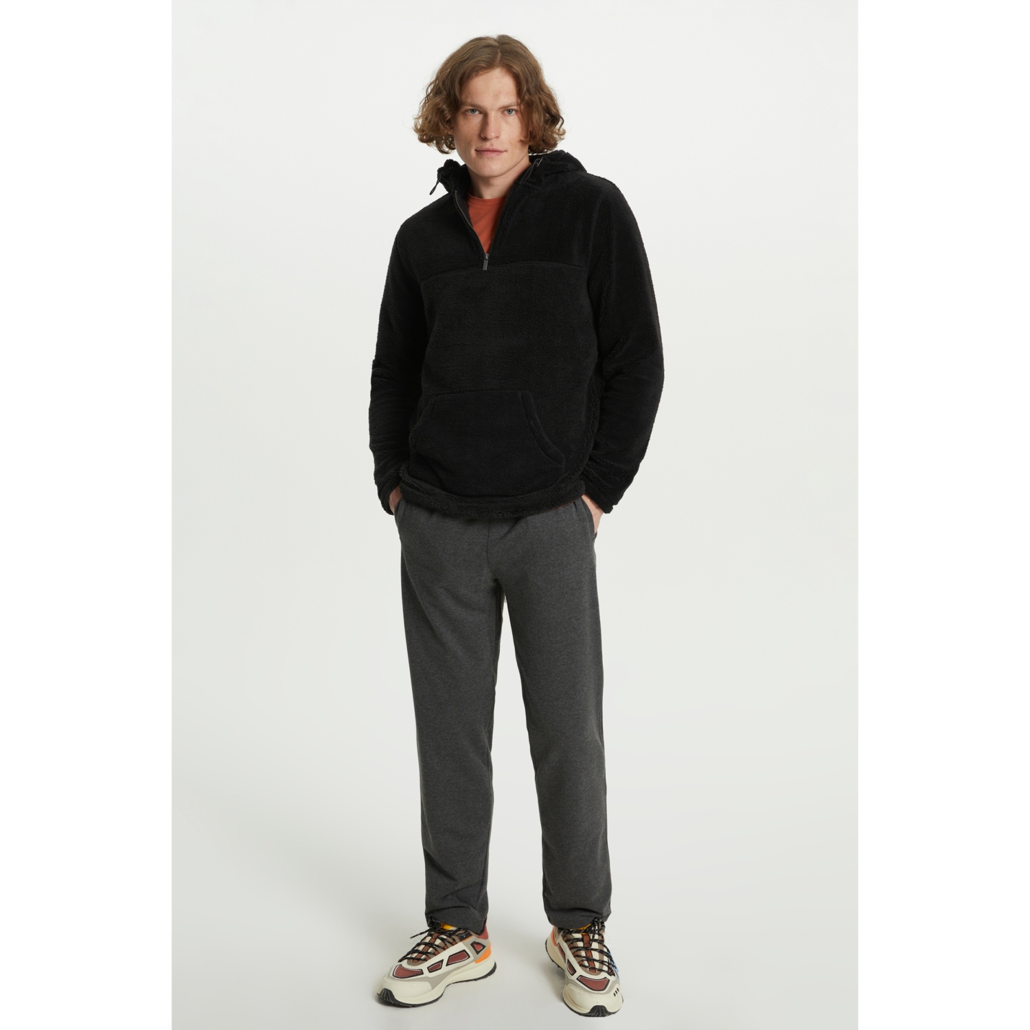 KAPÜŞONLU POLAR SWEATSHIRT