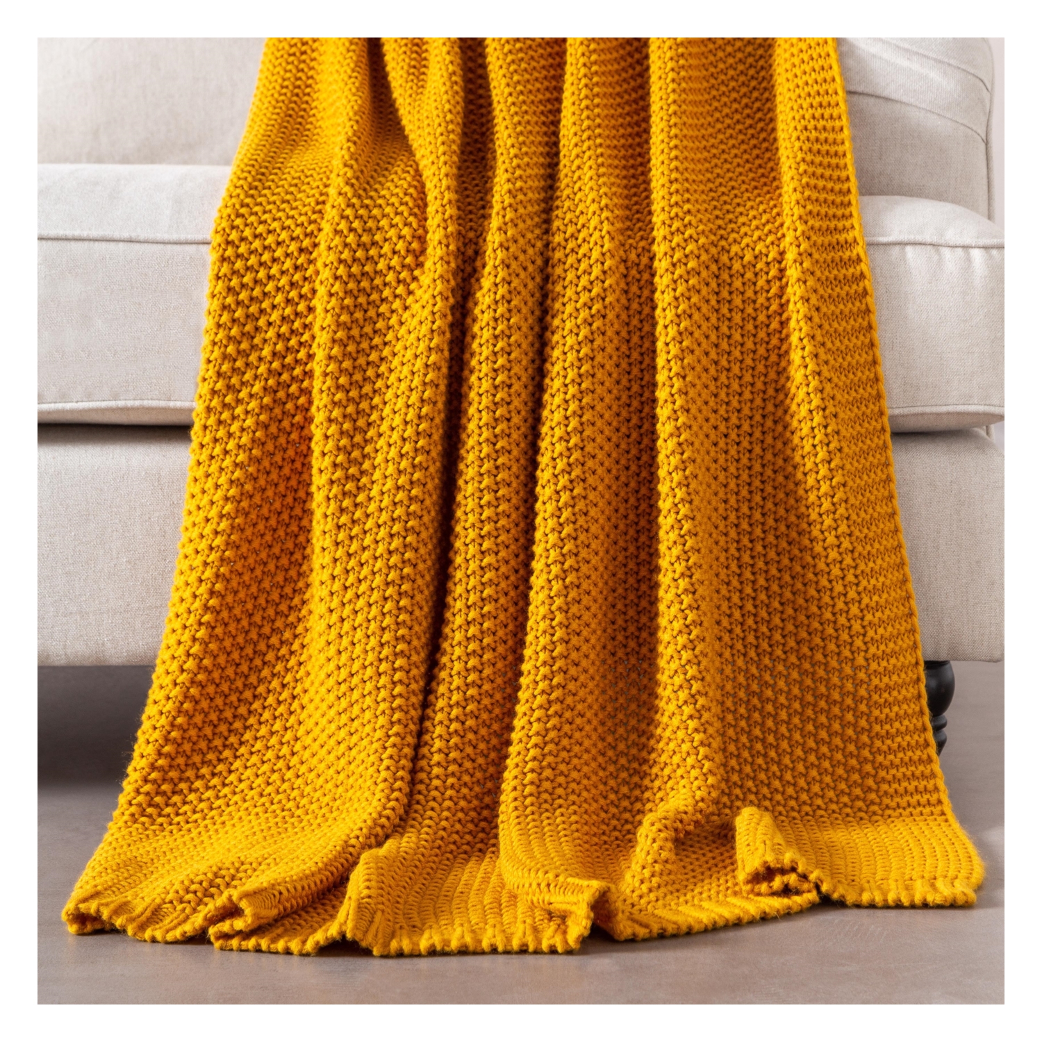 MOS DİZ ÜSTÜ BATTANİYE HARDAL 130X170