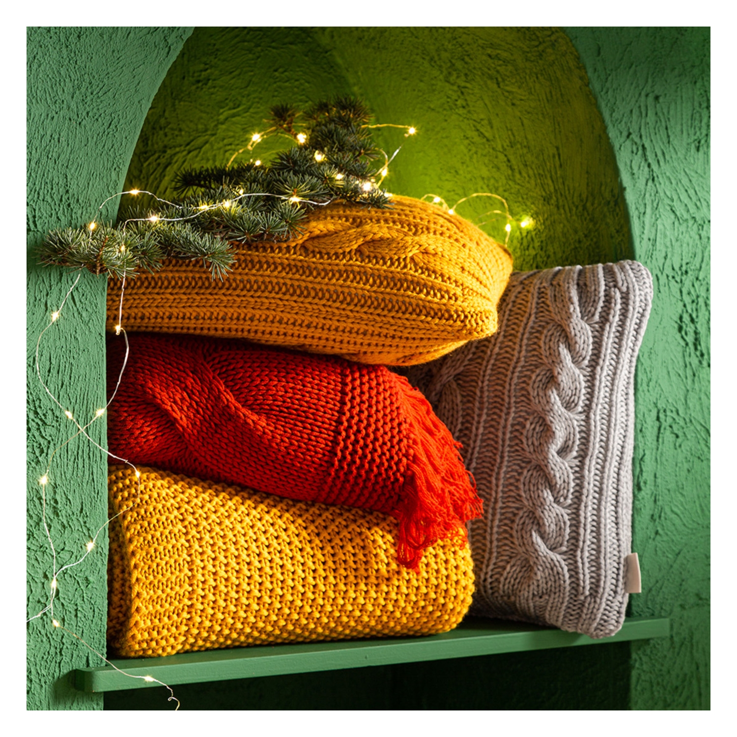 MOS DİZ ÜSTÜ BATTANİYE HARDAL 130X170